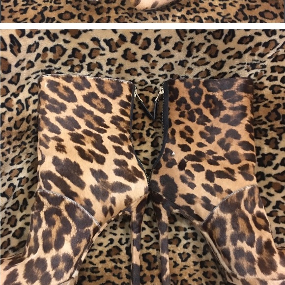 Genuine Pony hair platform boots. Show stoppers! - Picture 2 of 6